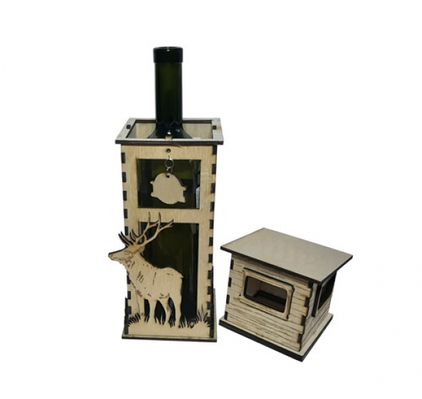 Cutie vin personalizata Vanator de Cerb - 2