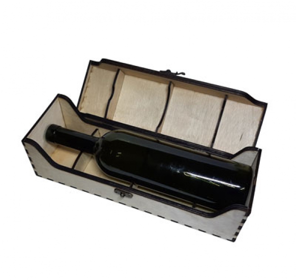 Cutie pentru vin personalizata - Simplu - 2