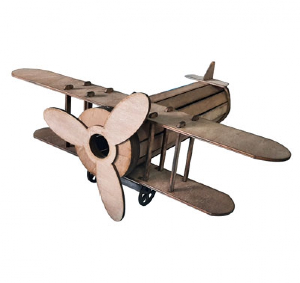 Cutie pentru vin personalizata - Avion - 1