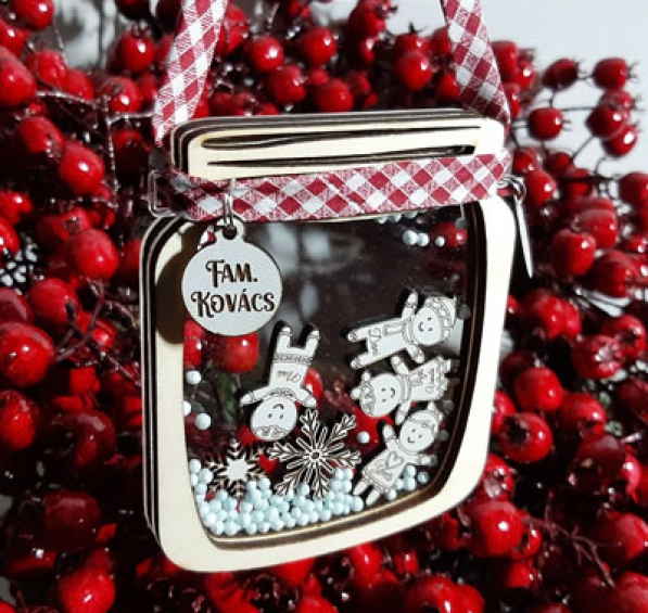 Glob Personalizat din lemn- Shake it Borcan - 2