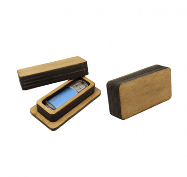 Cutie personalizata din lemn Usb Simplicity - 2