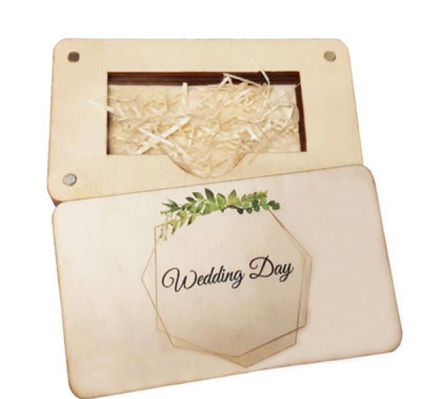 Cutie personalizata din lemn US - 2