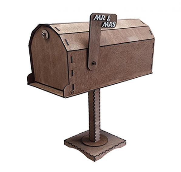 Money Box - Cutie Postala lemn - USA - 1