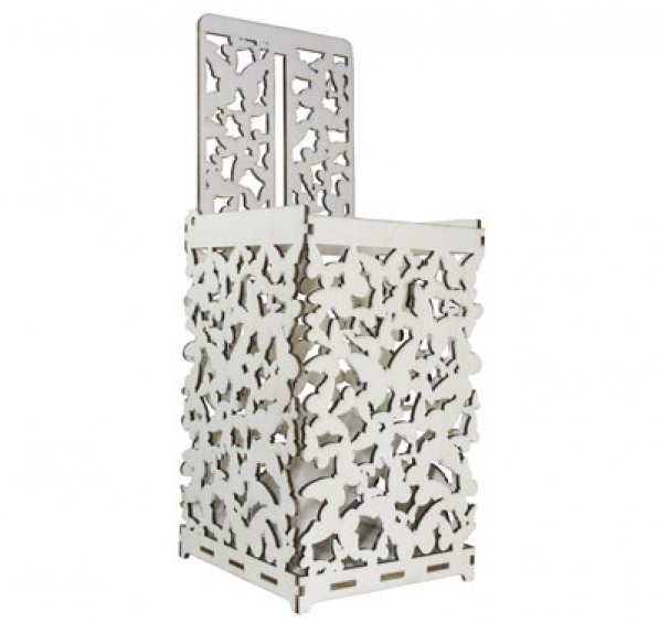 Money Box - Cutie plicuri - White Butterflies - 2