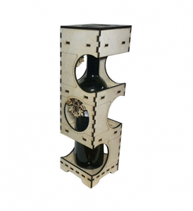 Cutie de vin personalizata Bloc box