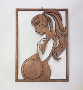 Rama foto pentru ecografie personalizata Mama