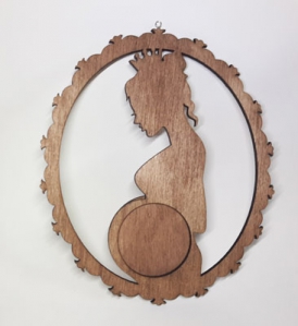 Rama foto pentru ecografie personalizata Baby