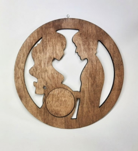 Rama foto pentru ecografie personalizata Family